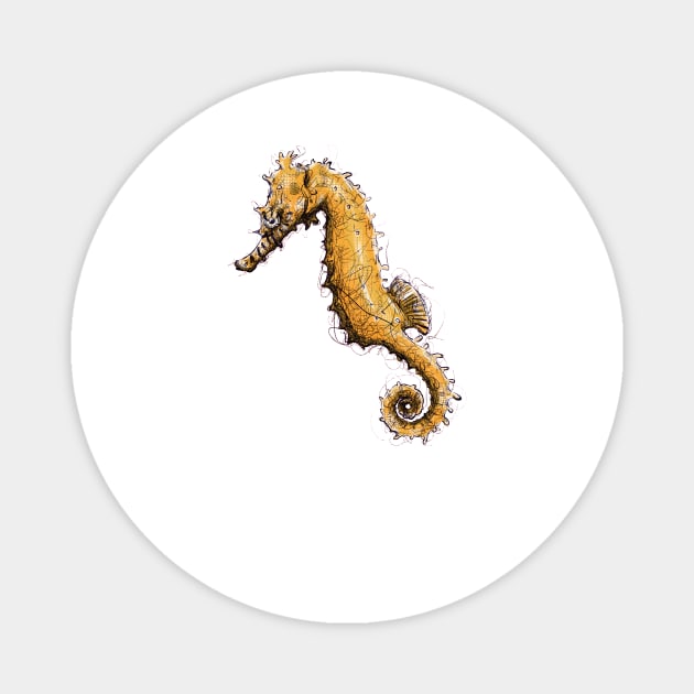 Seahorse Magnet by JuicyCreations